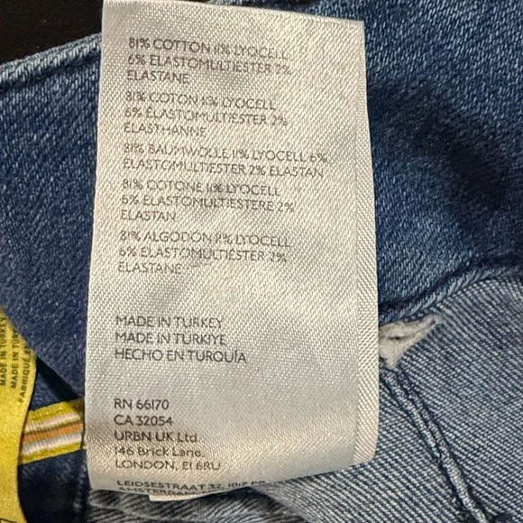 Maeve Anthropologie The Colette Crop High-Rise Wide-Leg Jeans ~ 27 - Picture 12 of 13